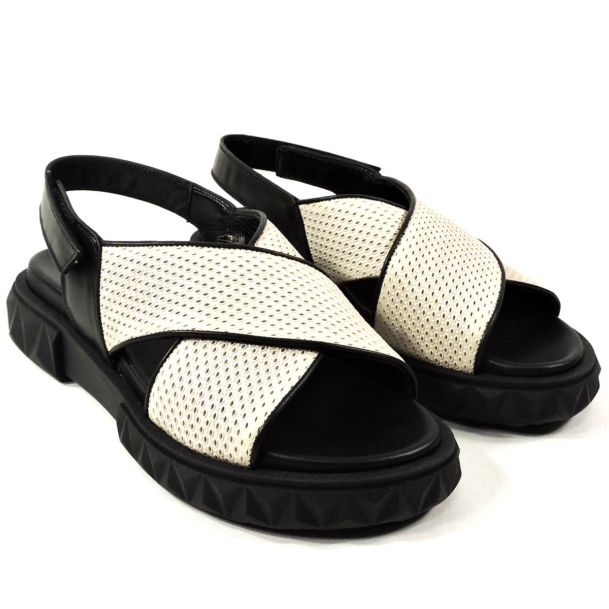 MOT-CLe 🇮🇹 WOMEN'S LEATHER SUMMER FLATS SANDALS