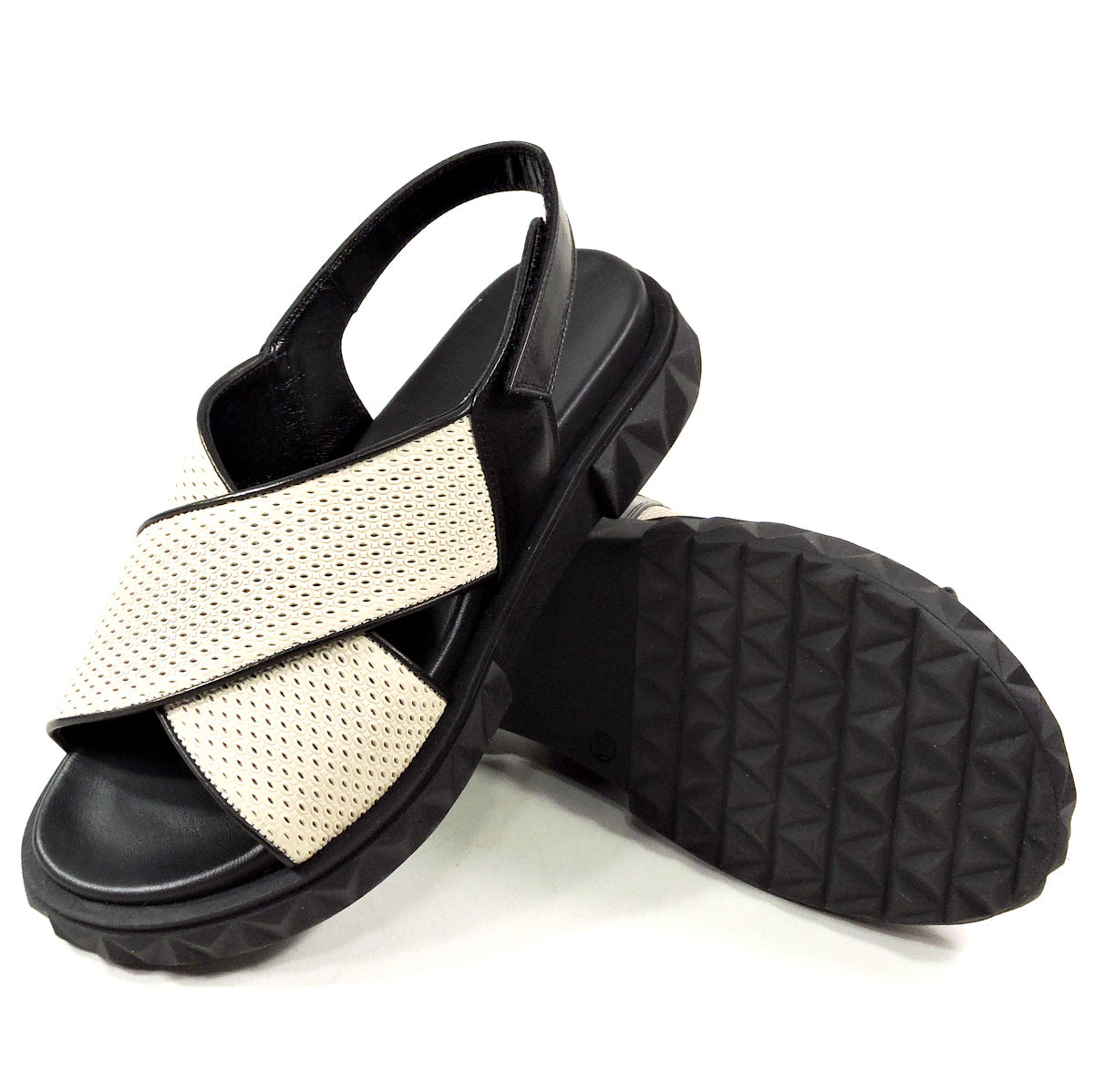 MOT-CLe 🇮🇹 WOMEN'S LEATHER SUMMER FLATS SANDALS