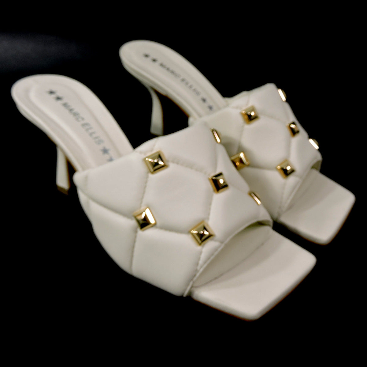 MARC ELLIS š®š¹ WOMEN'S OFF WHITE FASHION SUMMER MULES