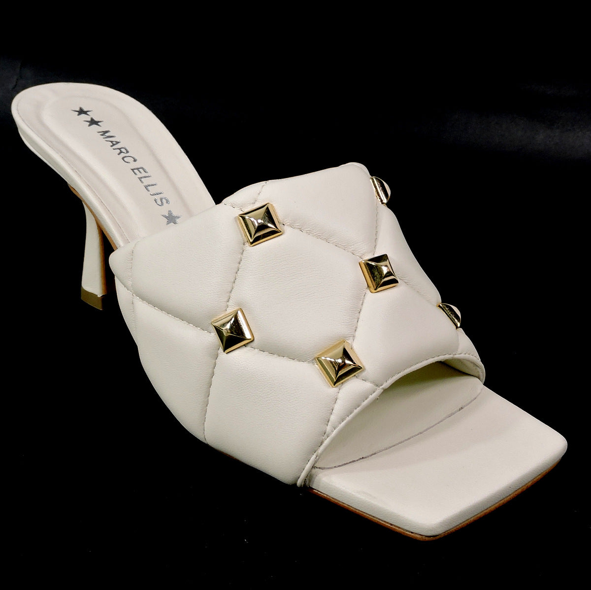 MARC ELLIS š®š¹ WOMEN'S OFF WHITE FASHION SUMMER MULES