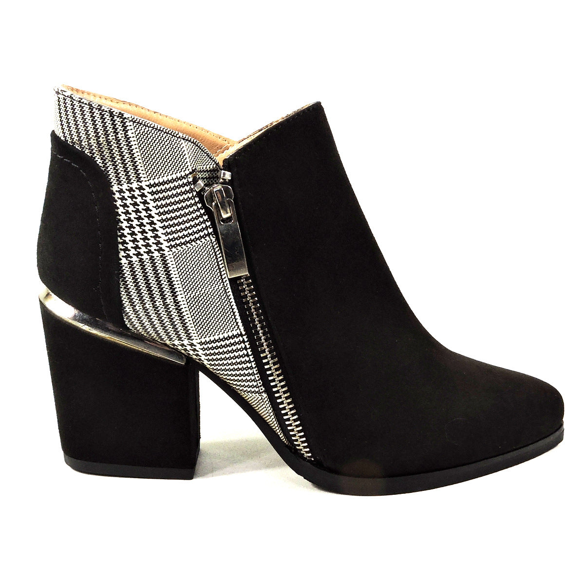ALESSANDRO DI MARIA 🇮🇹 WOMEN'S BLACK SUEDE COMFORT BOOTIE