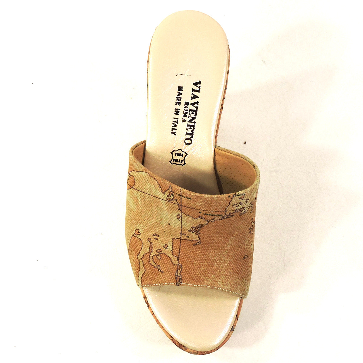 VIA VENETO ROMA 🇮🇹 WOMEN'S SOFT LEATHER COMFORT WEDGE MULES