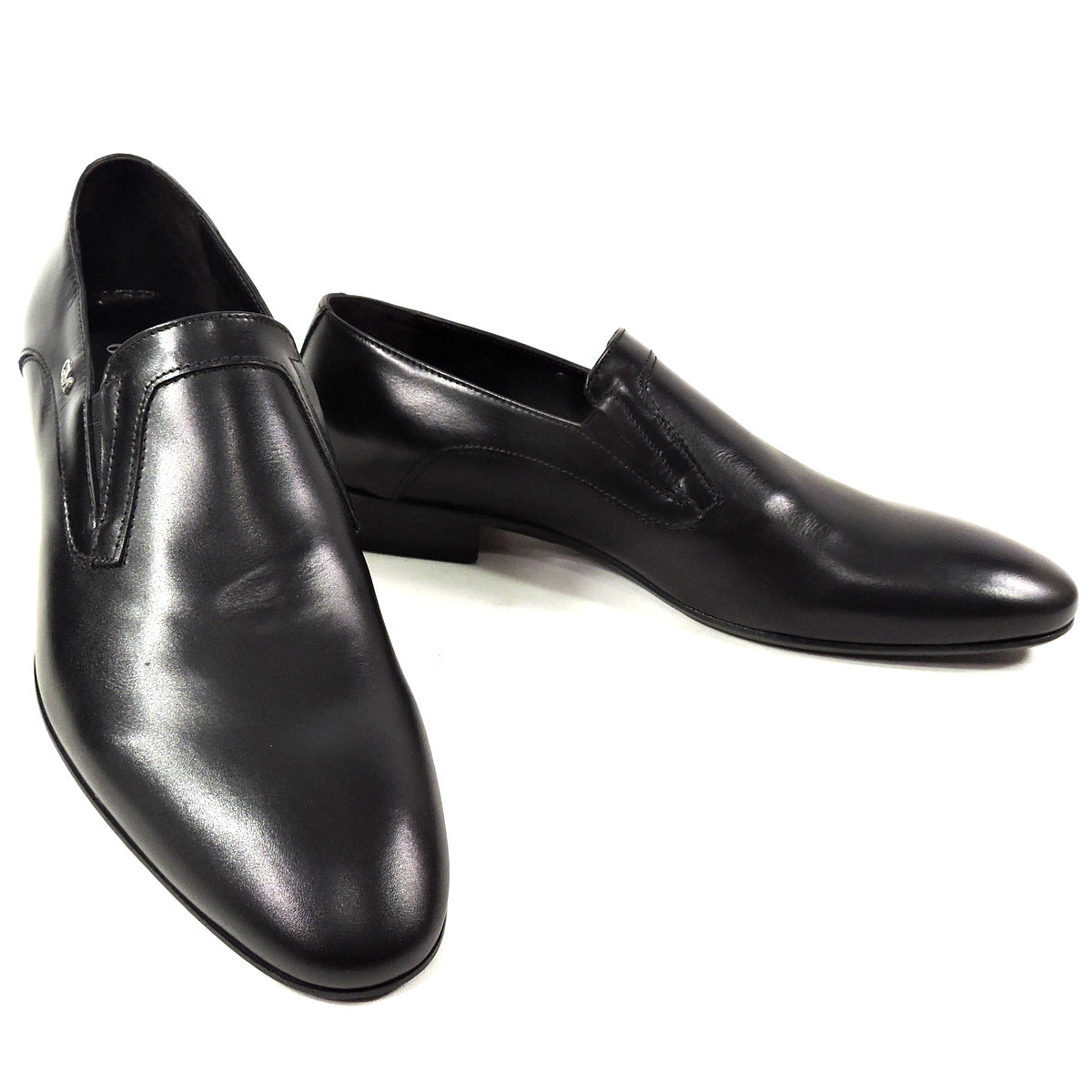 GOODMAN 🇮🇹 MEN'S BLACK SOFT LEATHER COMFORT LOAFERS