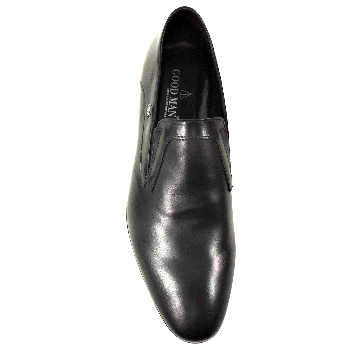 GOODMAN 🇮🇹 MEN'S BLACK SOFT LEATHER COMFORT LOAFERS