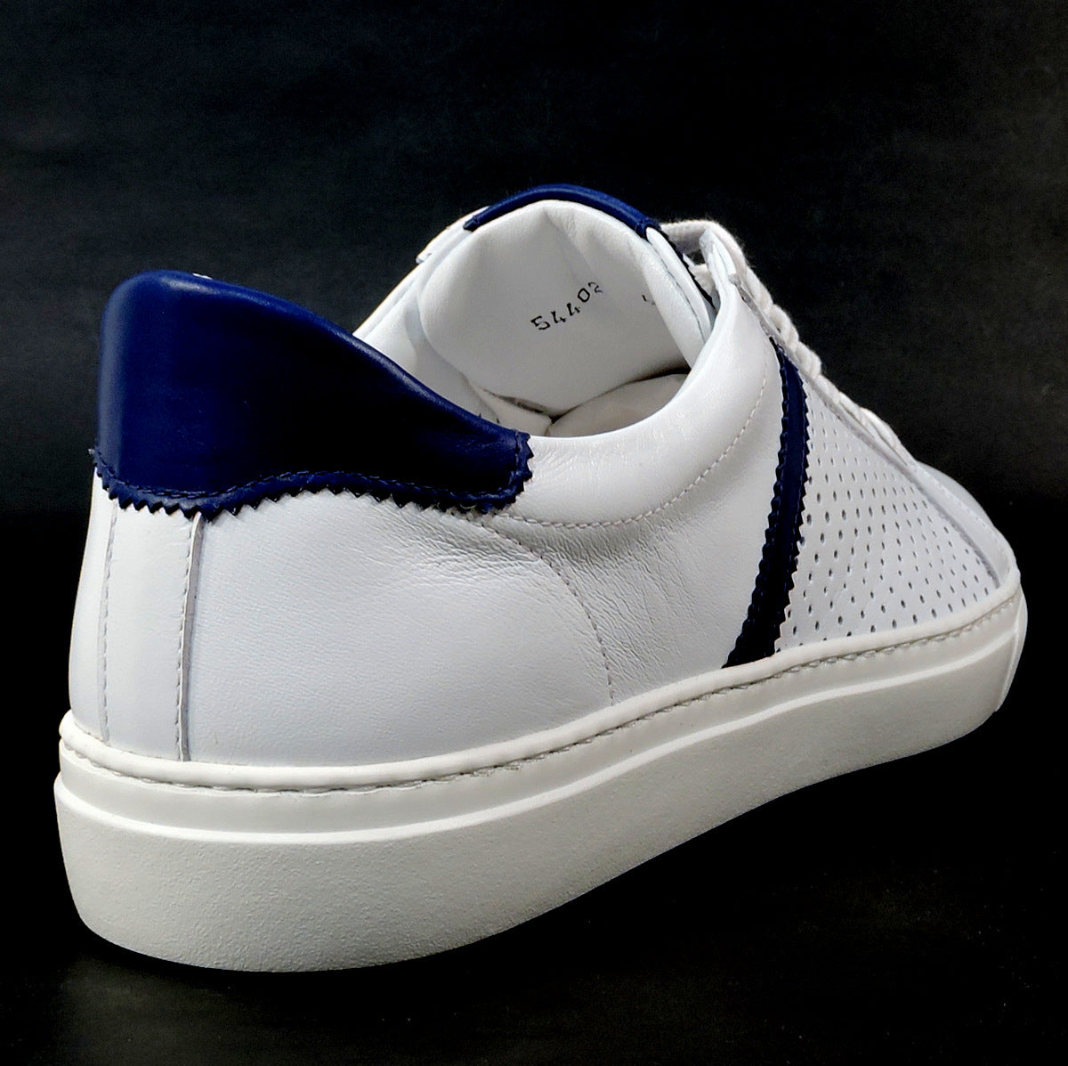 GOODMAN š®š¹ MEN'S SOFT WHITE LEATHER FLAT SUUMER COMFORT SNEAKERS