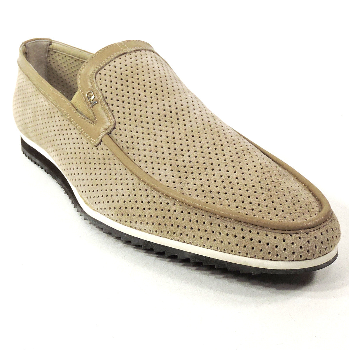 GOODMAN 🇮🇹 MEN'S BROWN SUEDE COMFORT FLAT LOAFERS