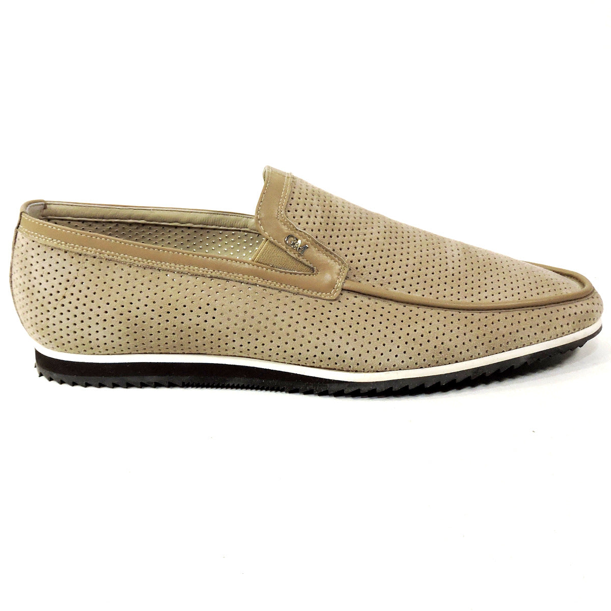 GOODMAN 🇮🇹 MEN'S BROWN SUEDE COMFORT FLAT LOAFERS