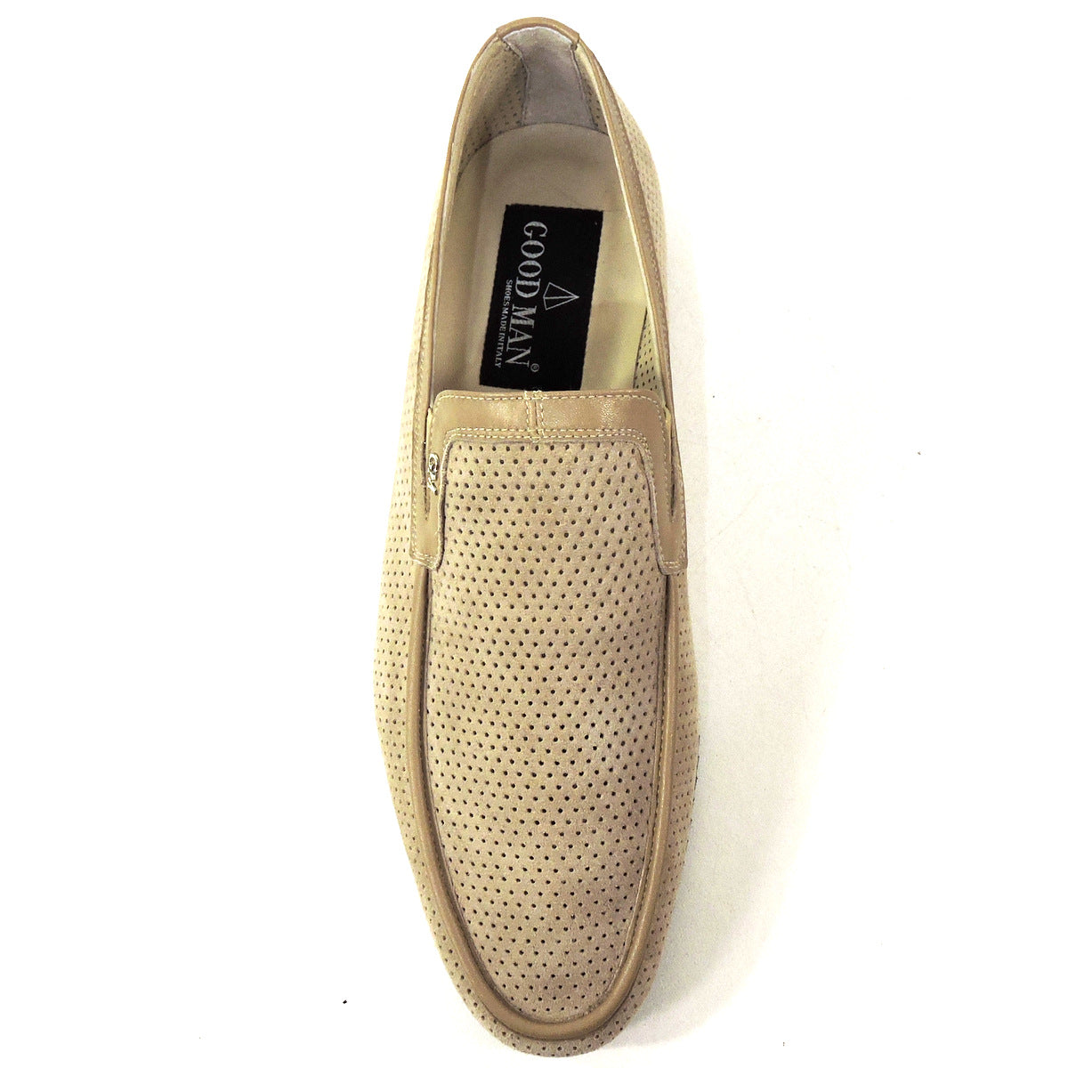 GOODMAN 🇮🇹 MEN'S BROWN SUEDE COMFORT FLAT LOAFERS