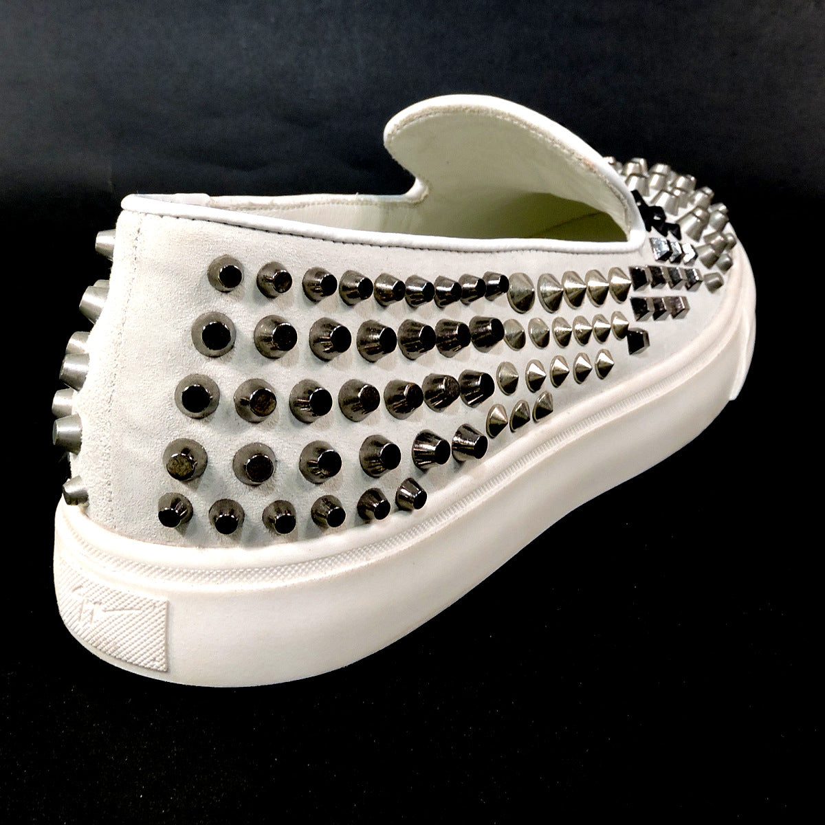 GIUSEPPE ZANOTTI 🇮🇹 WOMEN'S COMFORT WHITE LEATHER FASHION FLAT LOAFERS