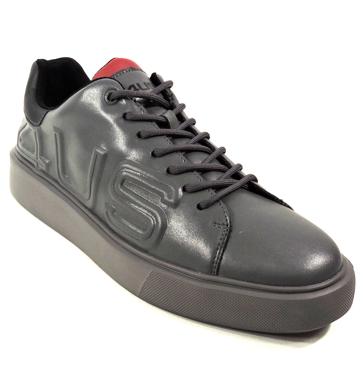 CESARE PACIOTTI 4US 🇮🇹 MENS GREY SOFT LEATHER COMFORT SNEAKERS