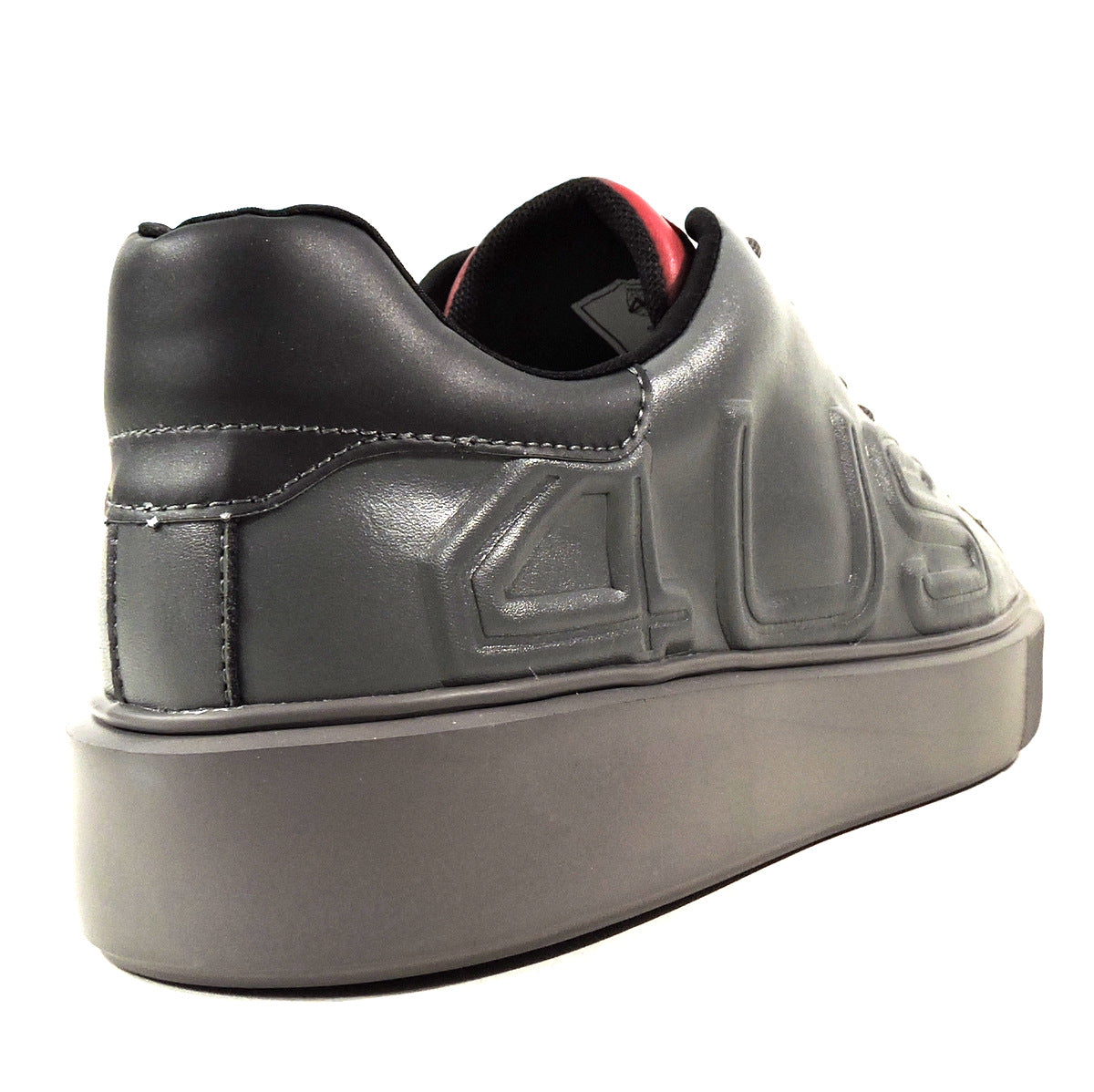 CESARE PACIOTTI 4US 🇮🇹 MENS GREY SOFT LEATHER COMFORT SNEAKERS