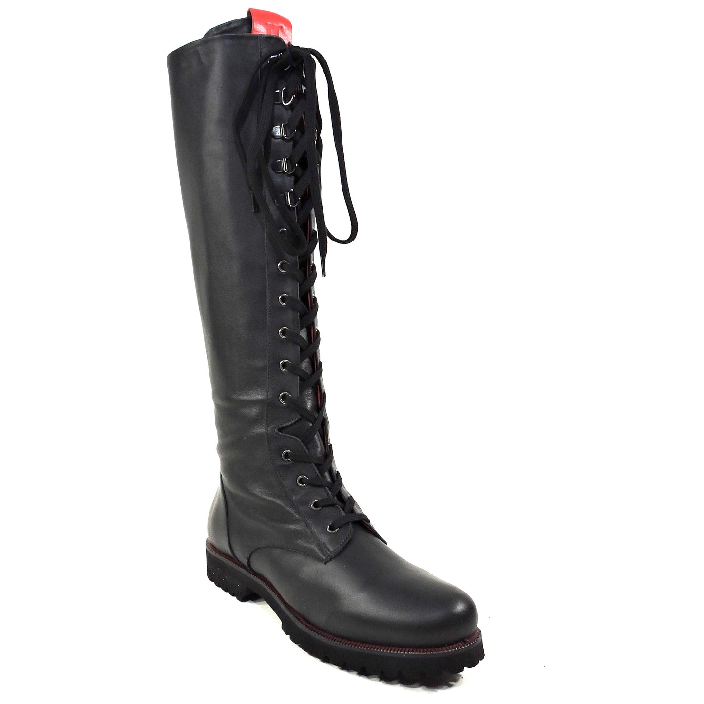 Luke Traini LUIGI TRAINI 🇮🇹 WOMEN'S BLACK SOFT LEATHER FASHION WINTER BOOTS – Euro ...