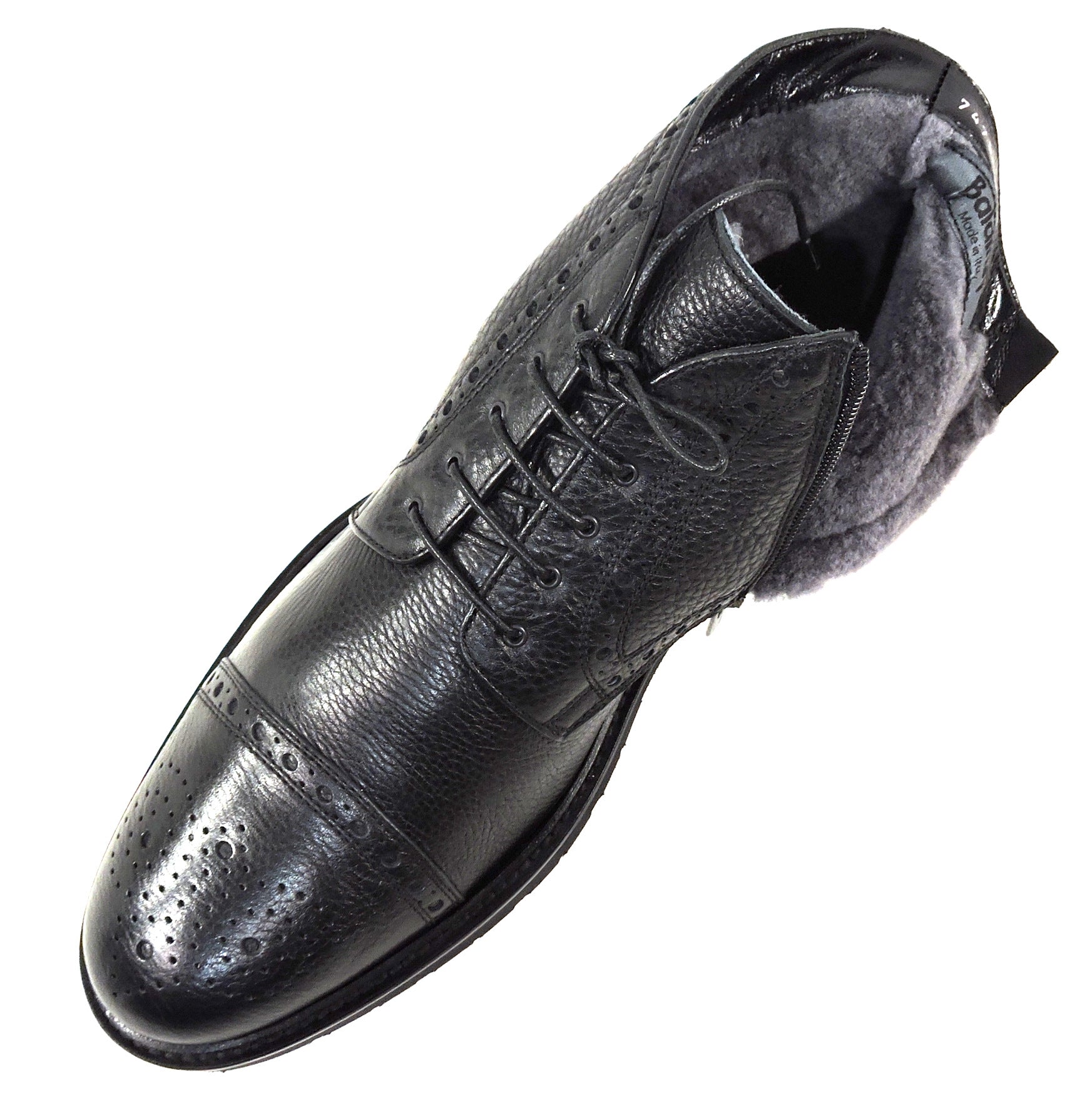 mens fur lined dress shoes FUR-LINED DRESS BOOTS 80179 SOLLER (INCL. SHOE TREE)