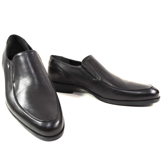GOODMAN 🇮🇹 MEN'S BLACK SOFT LEATHER COMFORT LOAFERS