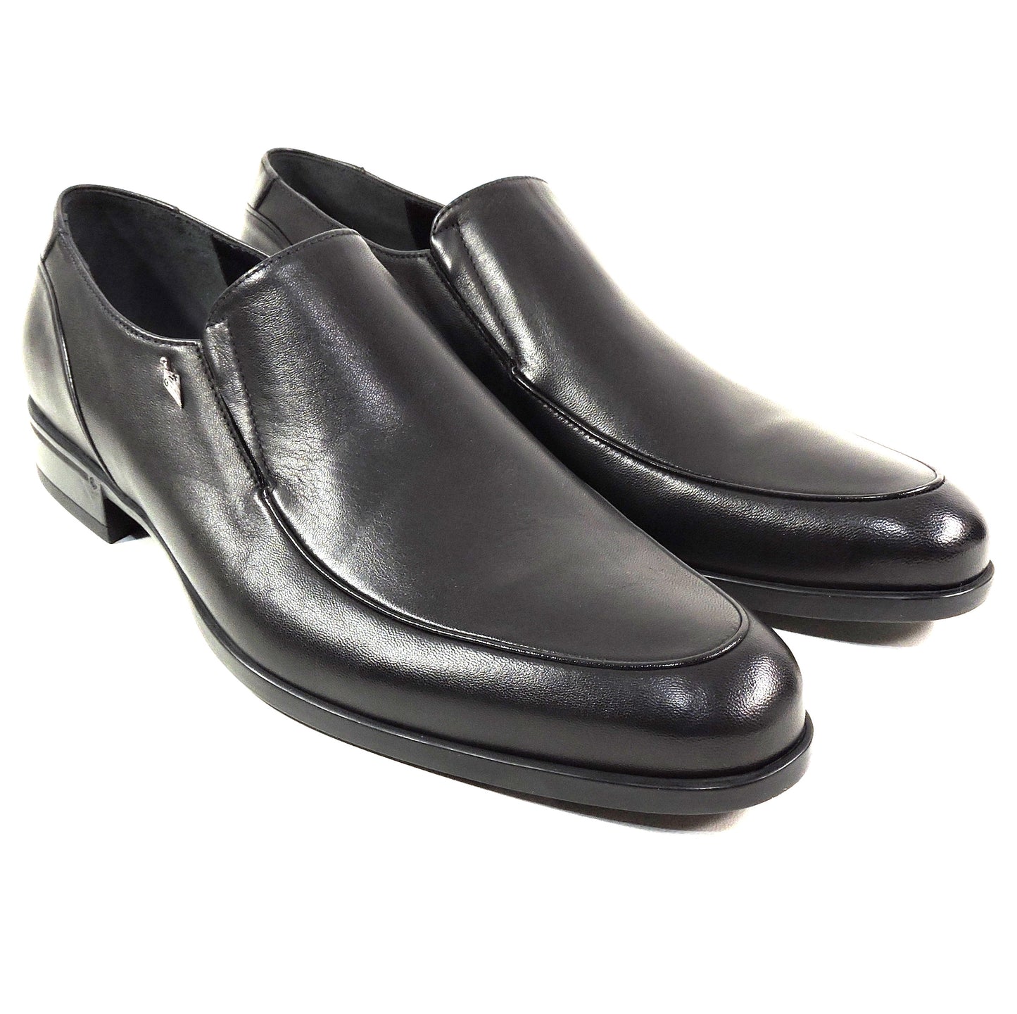 GOODMAN 🇮🇹 MEN'S BLACK SOFT LEATHER COMFORT LOAFERS