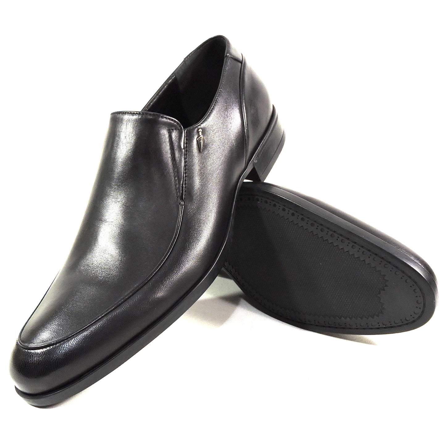 GOODMAN 🇮🇹 MEN'S BLACK SOFT LEATHER COMFORT LOAFERS