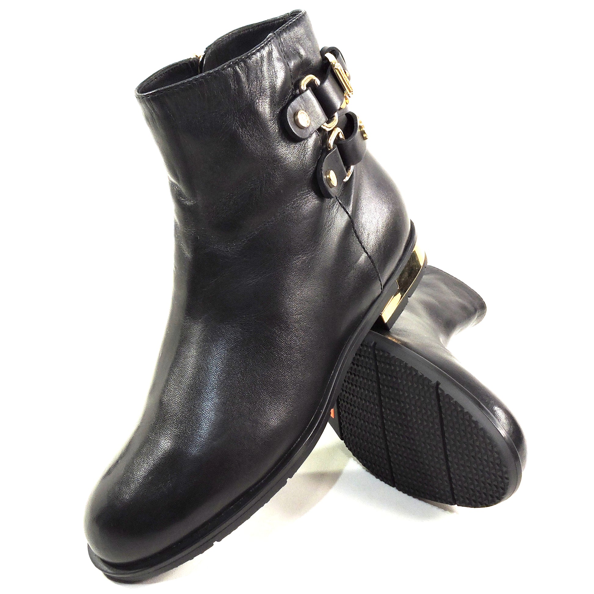BALDININI WOMEN'S BLACK SOFT LEATHER COMFORT LAMB FUR LINING WINTER Euro Shoes Emporium BALDININI WOMEN'S BLACK SOFT LEATHER COMFORT LAMB FUR LINING WINTER Euro Shoes Emporium
