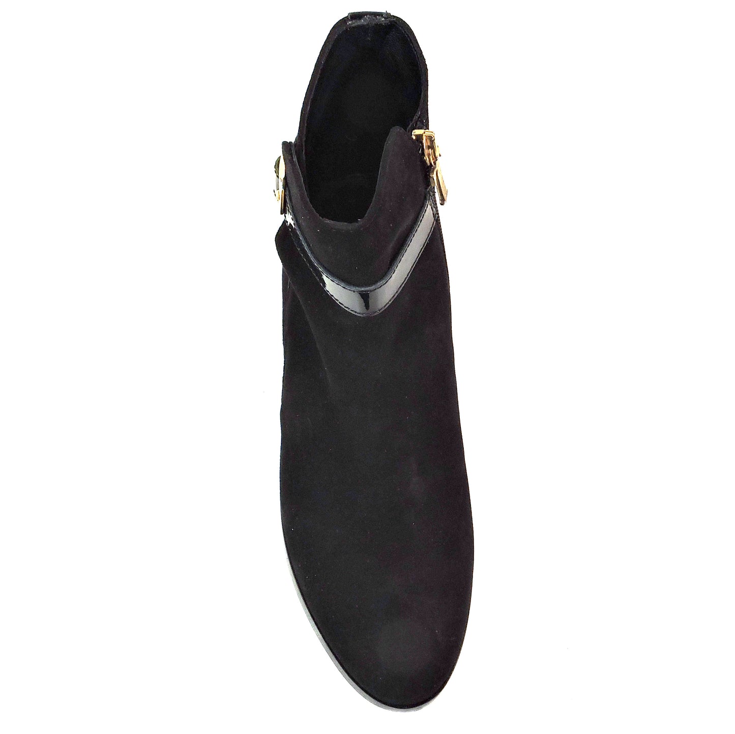 LUIGI TRAINI 🇮🇹 WOMEN'S BLACK SOFT SUEDE COMFORT WINTER BOOTIES