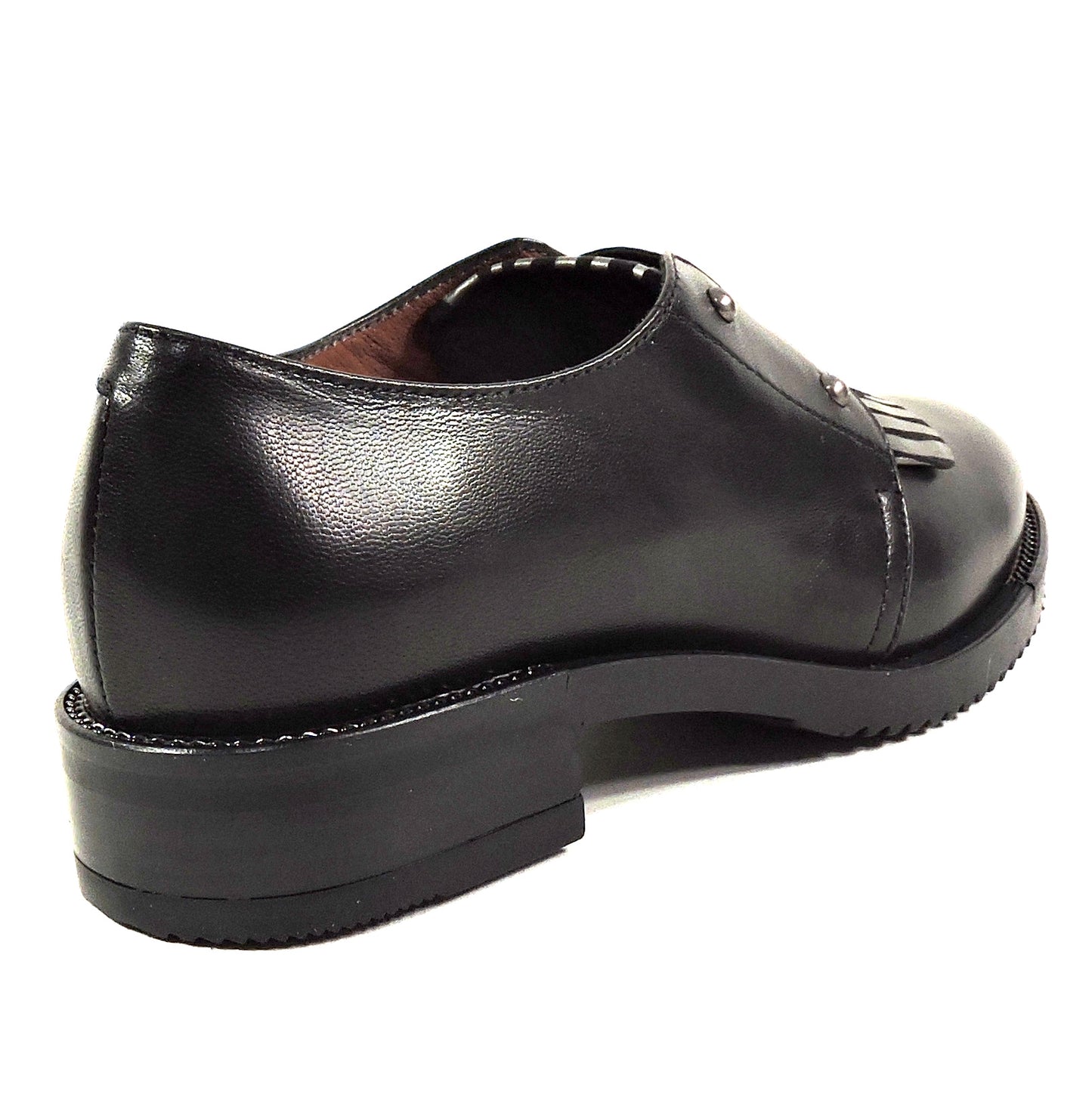 MOT-CLe 🇮🇹 WOMEN'S BLACK SOFT LEATHER COMFORT FASHION LOAFERS