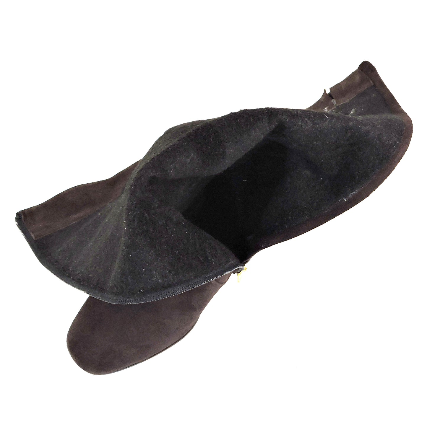 LUIGI TRAINI 🇮🇹 WOMEN'S SOFT BROWN SUEDE COMFORT WINTER HIGHT BOOTS