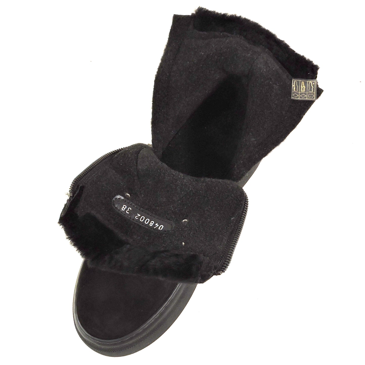 BALDININI 🇮🇹 WOMEN'S BLACK SOFT SUEDE COMFORT WINTER ANKLE PLATFORM BOOTIES