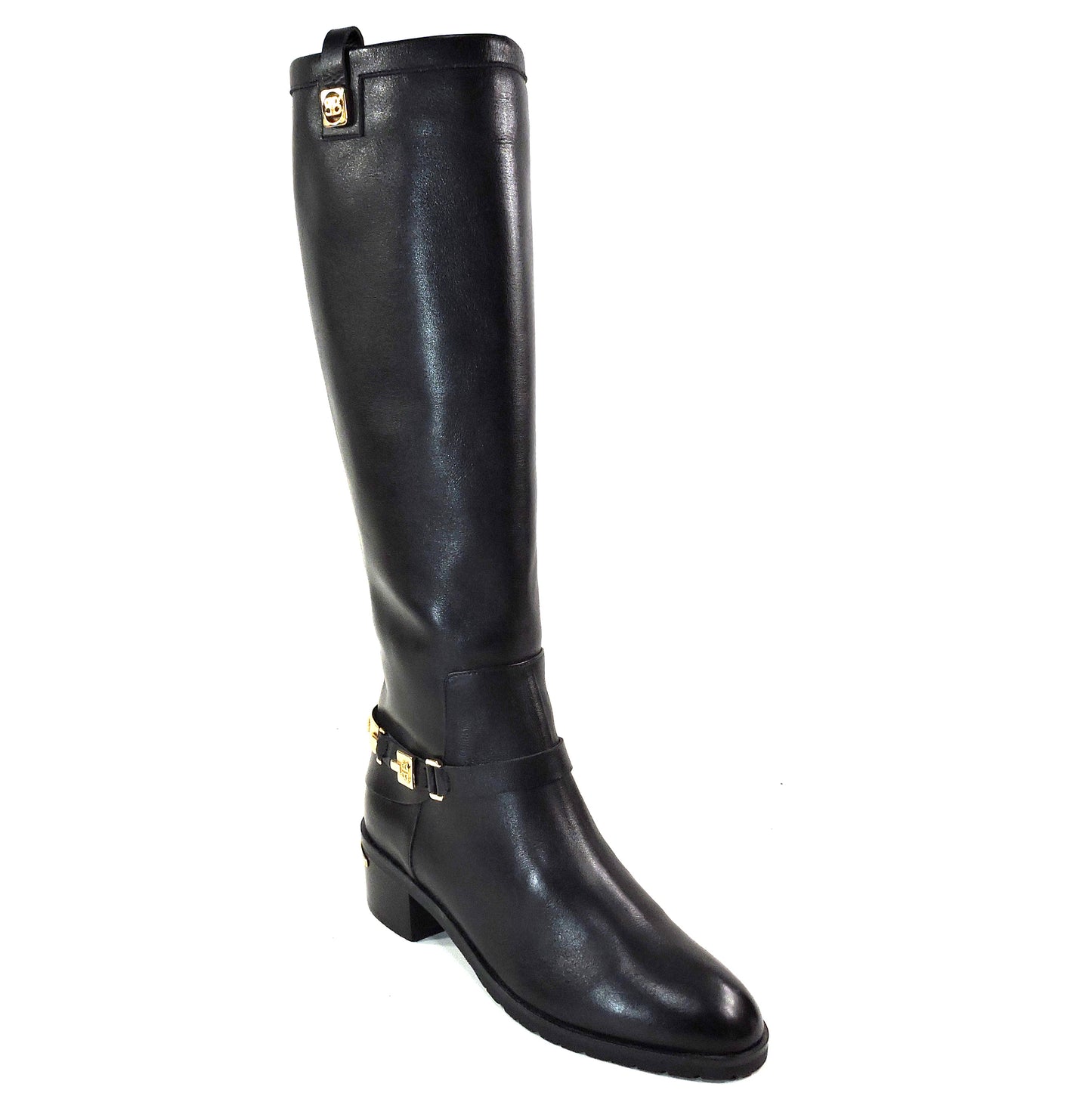 BALDININI 🇮🇹 WOMEN'S BLACK SOFT LEATHER COMFORT FASHION KNEE -HIGH BOOTS