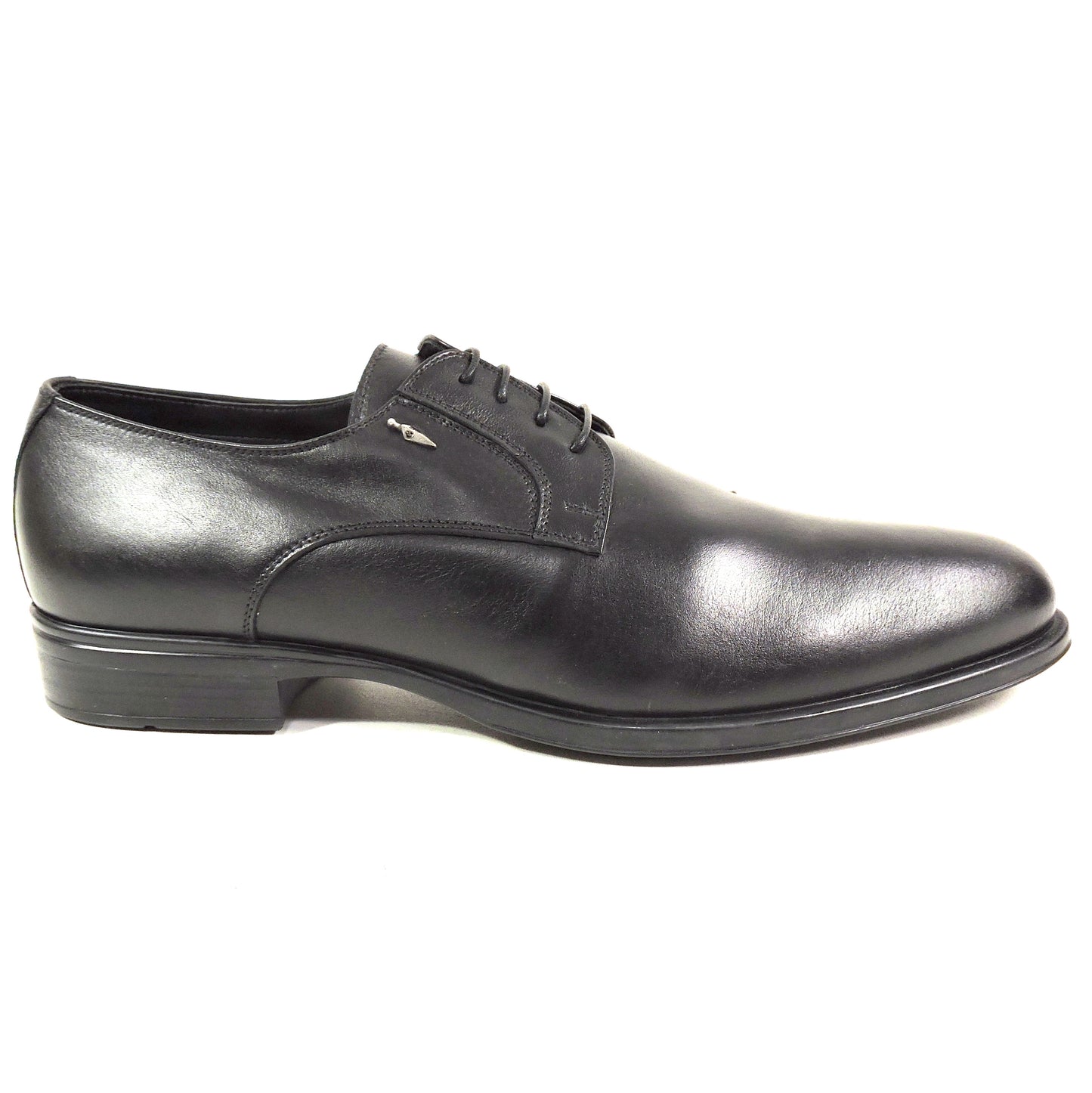 GOODMAN 🇮🇹 MEN'S BLACK SOFT LEATHER COMFORT LAMB FUR LINING DERBYS