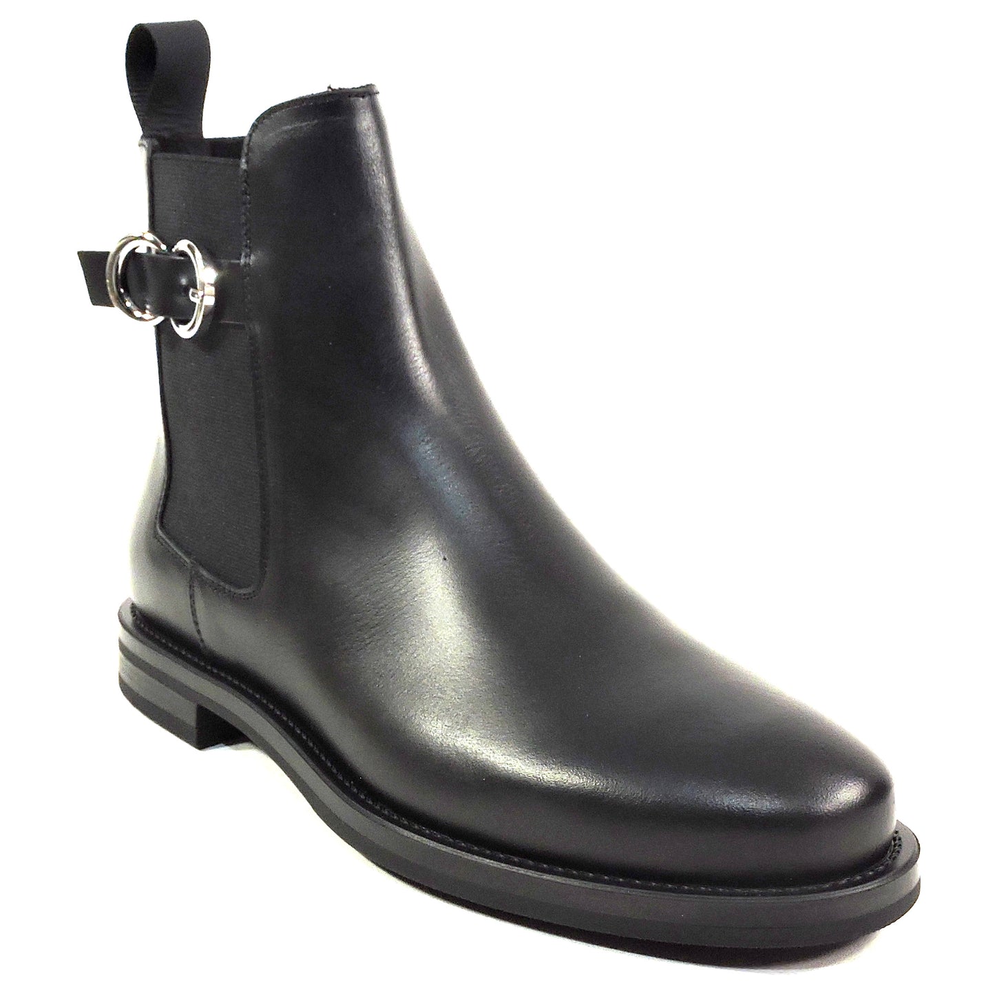 FRAU 🇮🇹 WOMEN' S BLACK SOFT LEATHER COMFORT WINTER CHELSEA FASHION BOOTIES