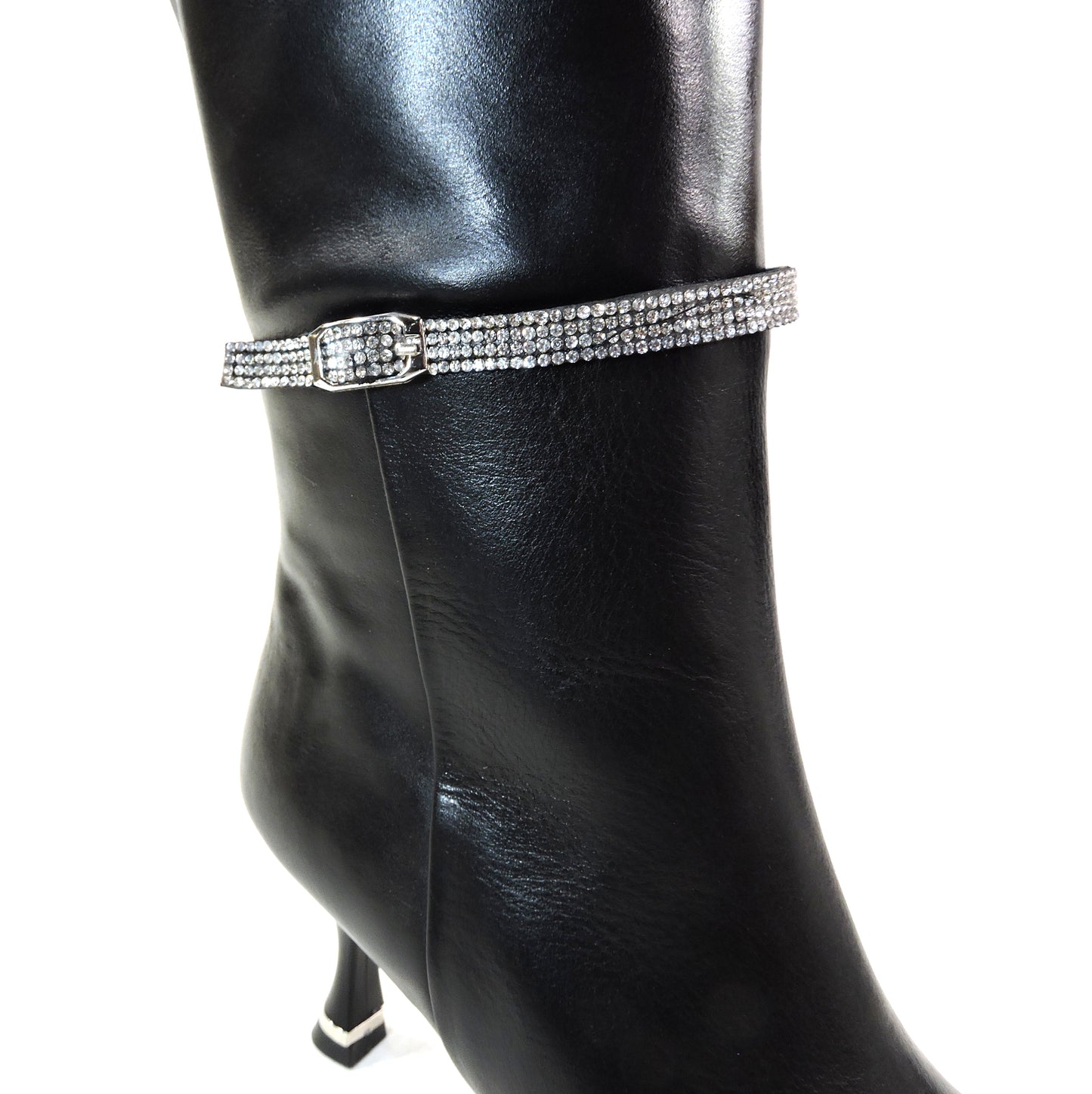 PAOLA FABIANI 🇮🇹 WOMEN'S BLACK SOFT LEATHER LONG WINTER FASHION BOOTS