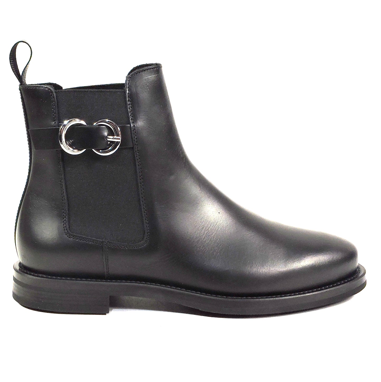 FRAU 🇮🇹 WOMEN' S BLACK SOFT LEATHER COMFORT WINTER CHELSEA FASHION BOOTIES