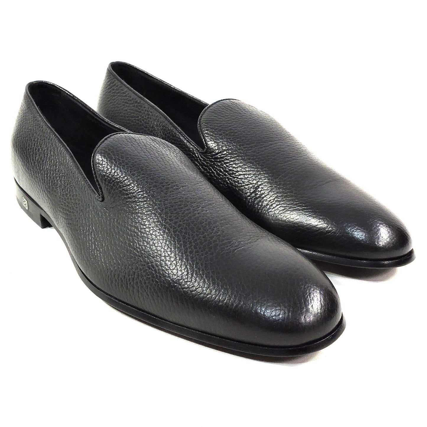 BALDININI 🇮🇹 MEN'S BLACK SOFT DEER LEATHER COMFORT LOAFERS