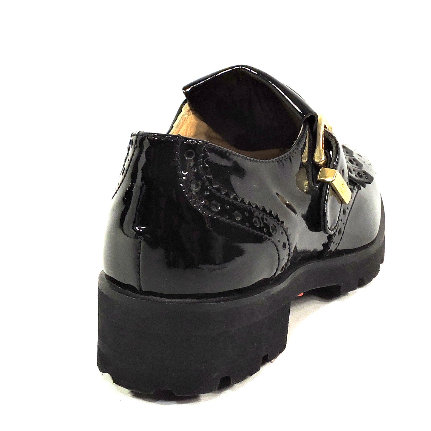 BALDININI 🇮🇹 WOMEN'S BLACK PATENT SOFT LEATHER COMFORT FASHION LOAFERS