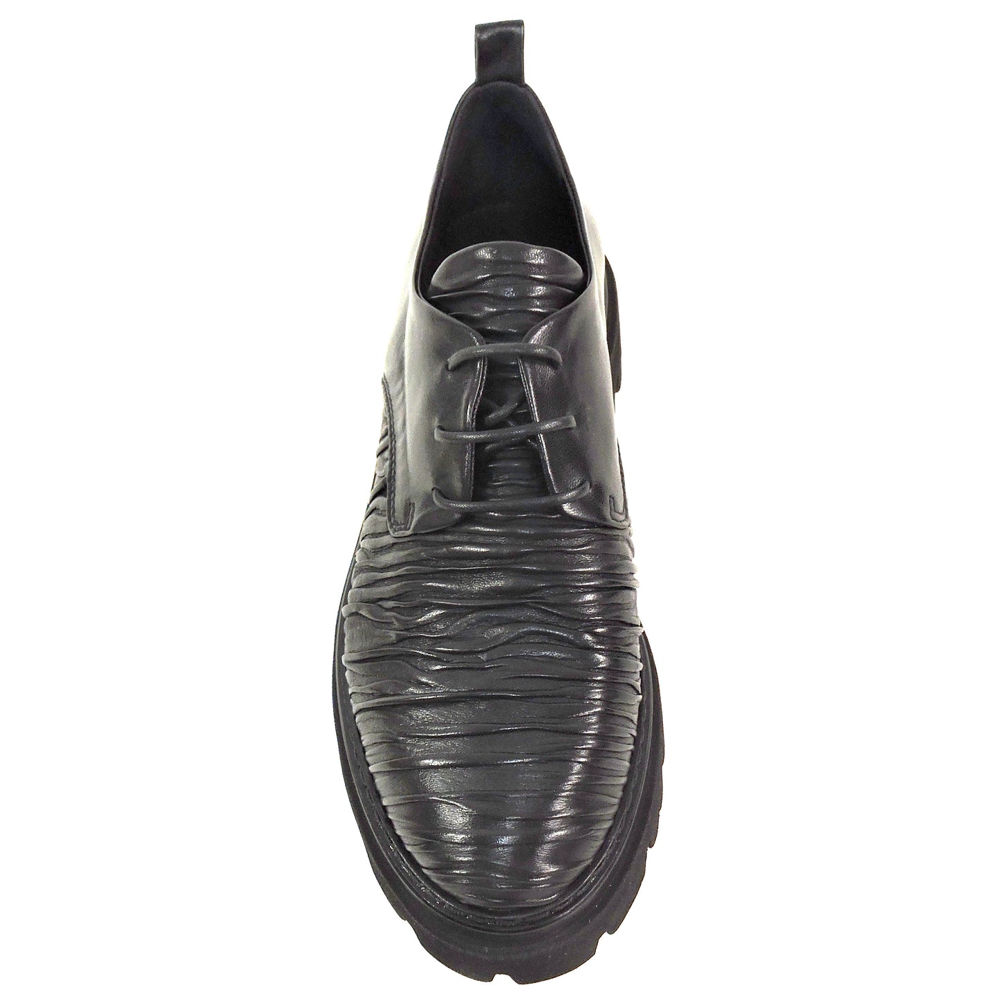 ALBERTO CICCIOLI 🇮🇹 WOMEN'S BLACK SOFT LEATHER COMFORT FASHION OXFORD SHOES 37
