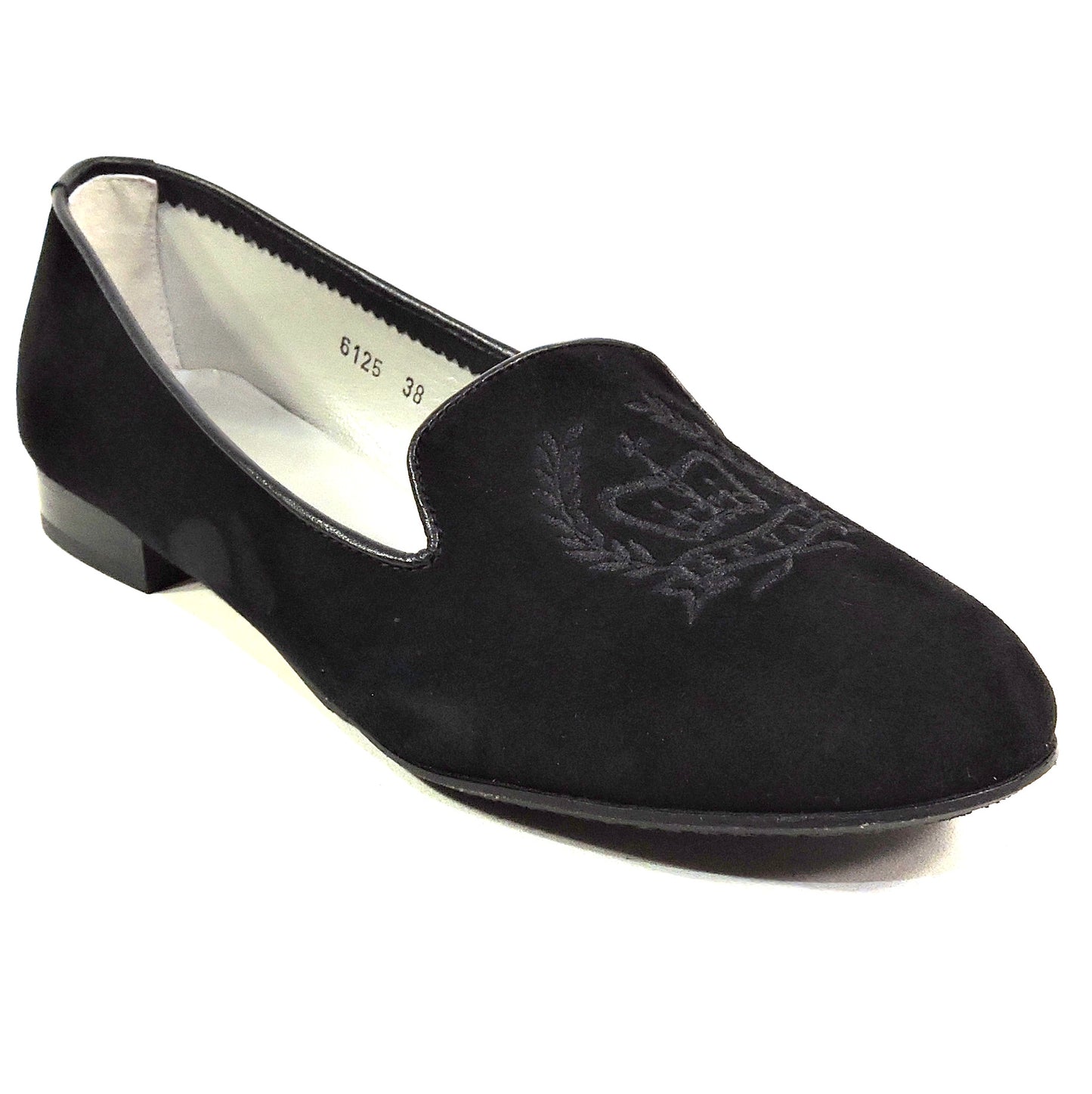 LUIGI TRAINI 🇮🇹 WOMEN'S SOFT BLACK SUEDE COMFORT FLAT LOAFERS