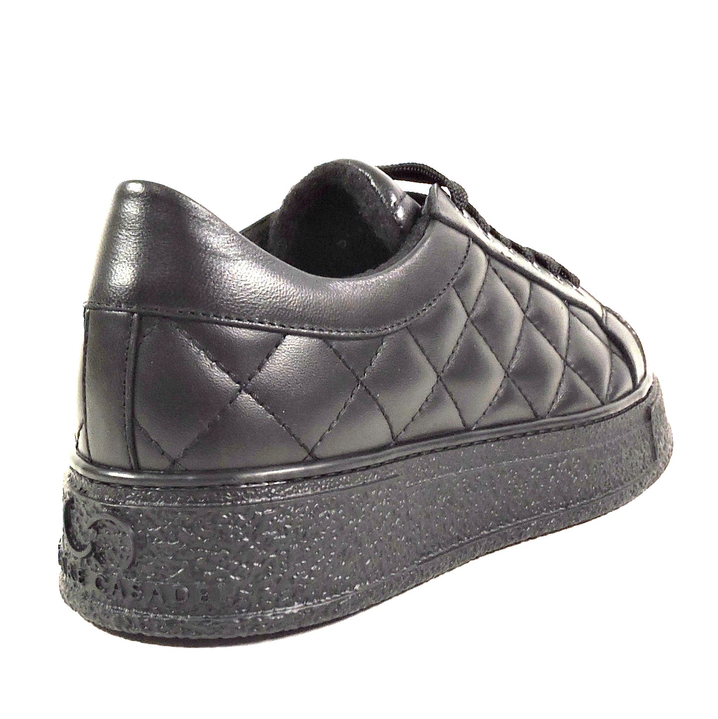CASADEI 🇮🇹 WOMEN'S BLACK SOFT LEATHER COMFORT FASHION SNEAKERS 2026