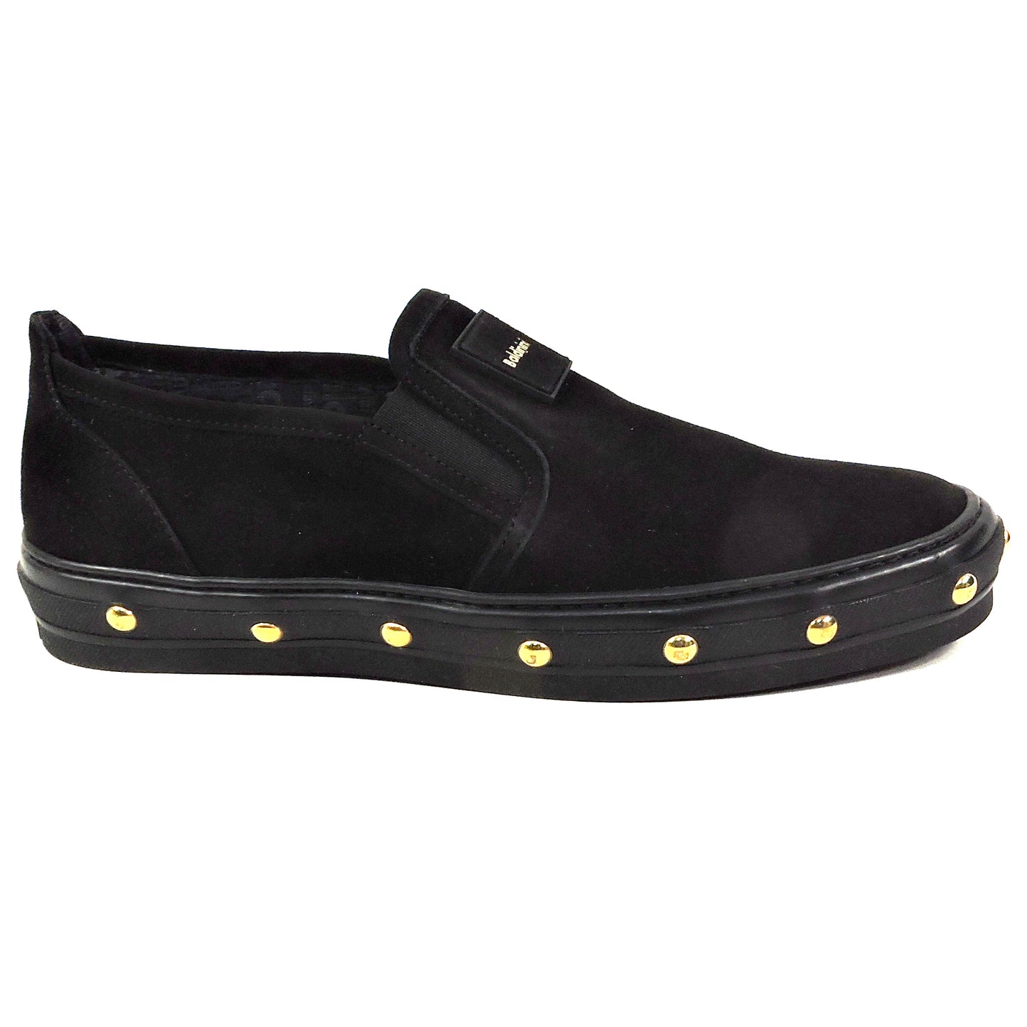 BALDININI 🇮🇹 WOMEN'S BLACK SOFT SUEDE COMFORT FLAT LOAFERS