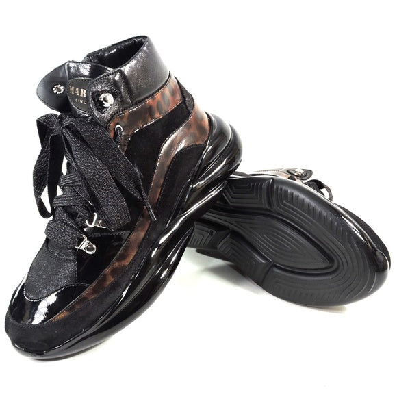 MARZETTI 🇮🇹 WOMEN'S SOFT SUEDE AND LEATHER COMFORT WINTER FASHION SNEAKERS