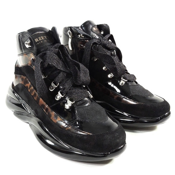 MARZETTI 🇮🇹 WOMEN'S SOFT SUEDE AND LEATHER COMFORT WINTER FASHION SNEAKERS