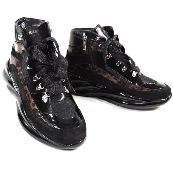 MARZETTI 🇮🇹 WOMEN'S SOFT SUEDE AND LEATHER COMFORT WINTER FASHION SNEAKERS