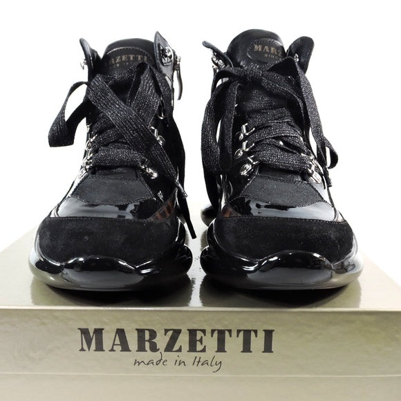 MARZETTI 🇮🇹 WOMEN'S SOFT SUEDE AND LEATHER COMFORT WINTER FASHION SNEAKERS