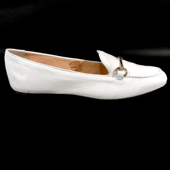 BALDININI 🇮🇹WOMEN'S WHITE SOFT LEATHER COMFORT LOAFERS