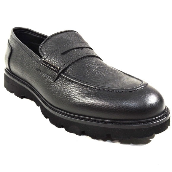 CASADEI 🇮🇹 MEN'S BLACK SOFT LEATHER COMFORT PENNY LOAFERS