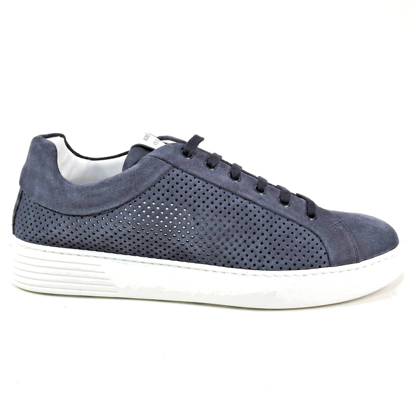 ALBERTO CICCIOLI 🇮🇹 MEN'S BLUE SOFT SUEDE COMFORT SUMMER SNEAKERS