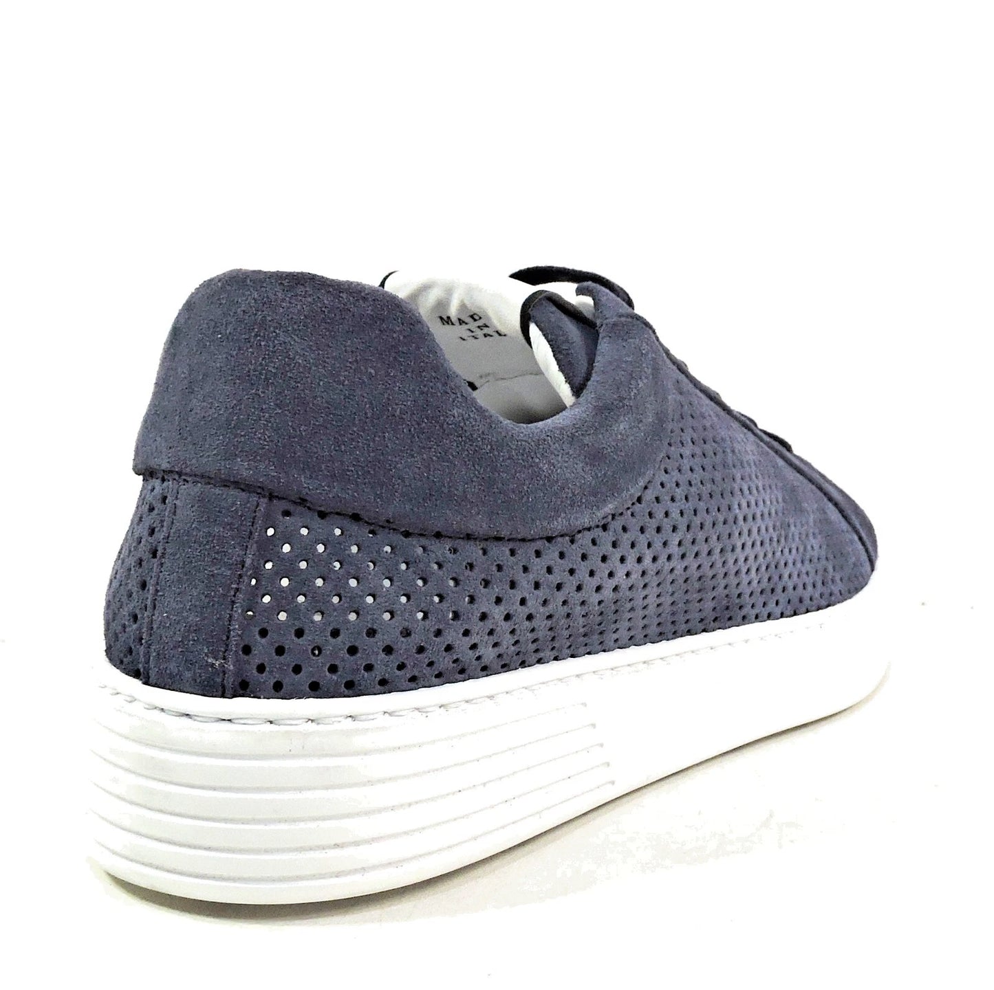 ALBERTO CICCIOLI 🇮🇹 MEN'S BLUE SOFT SUEDE COMFORT SUMMER SNEAKERS