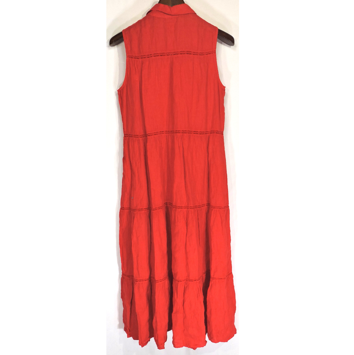 120%LINO WOMEN'S RED LINEN FASHION SUMMER DRESS Euro Shoes Emporium 120%LINO WOMEN'S RED LINEN FASHION SUMMER DRESS Euro Shoes Emporium